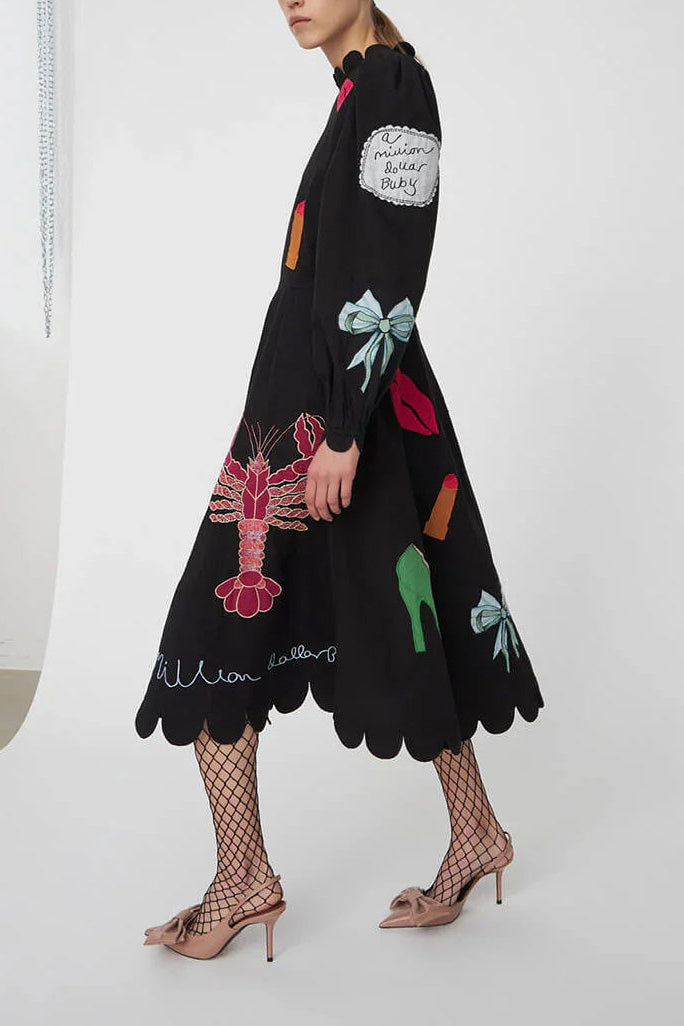 A Vintage Style Dress with Delicate Timeless Details