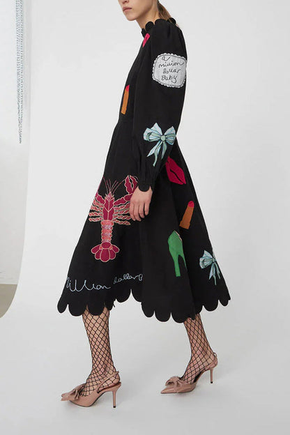 A Vintage Style Dress with Delicate Timeless Details