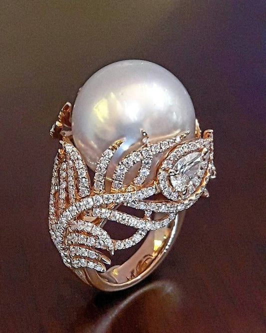 Vintage Handmade Pearl Ring