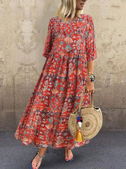 Classic Vintage Dress with a Flattering Fit