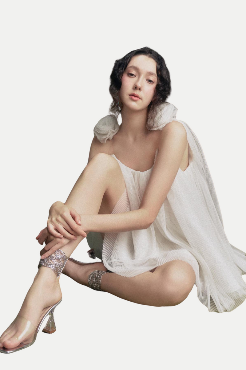 A Vintage Style Dress with Delicate Timeless Details
