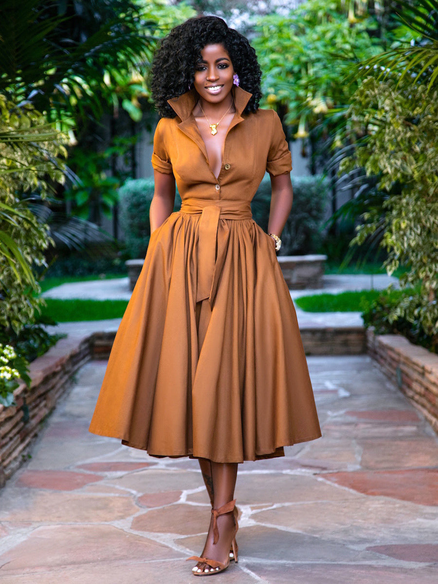A Vintage Style Dress with Delicate Timeless Details