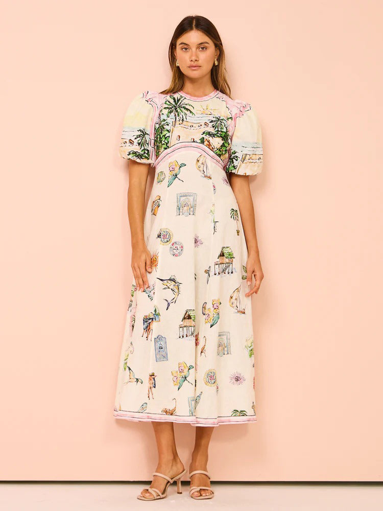 Classic Vintage Dress with a Flattering Fit