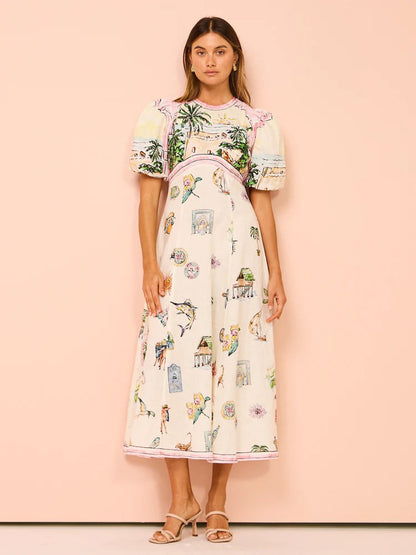 Classic Vintage Dress with a Flattering Fit