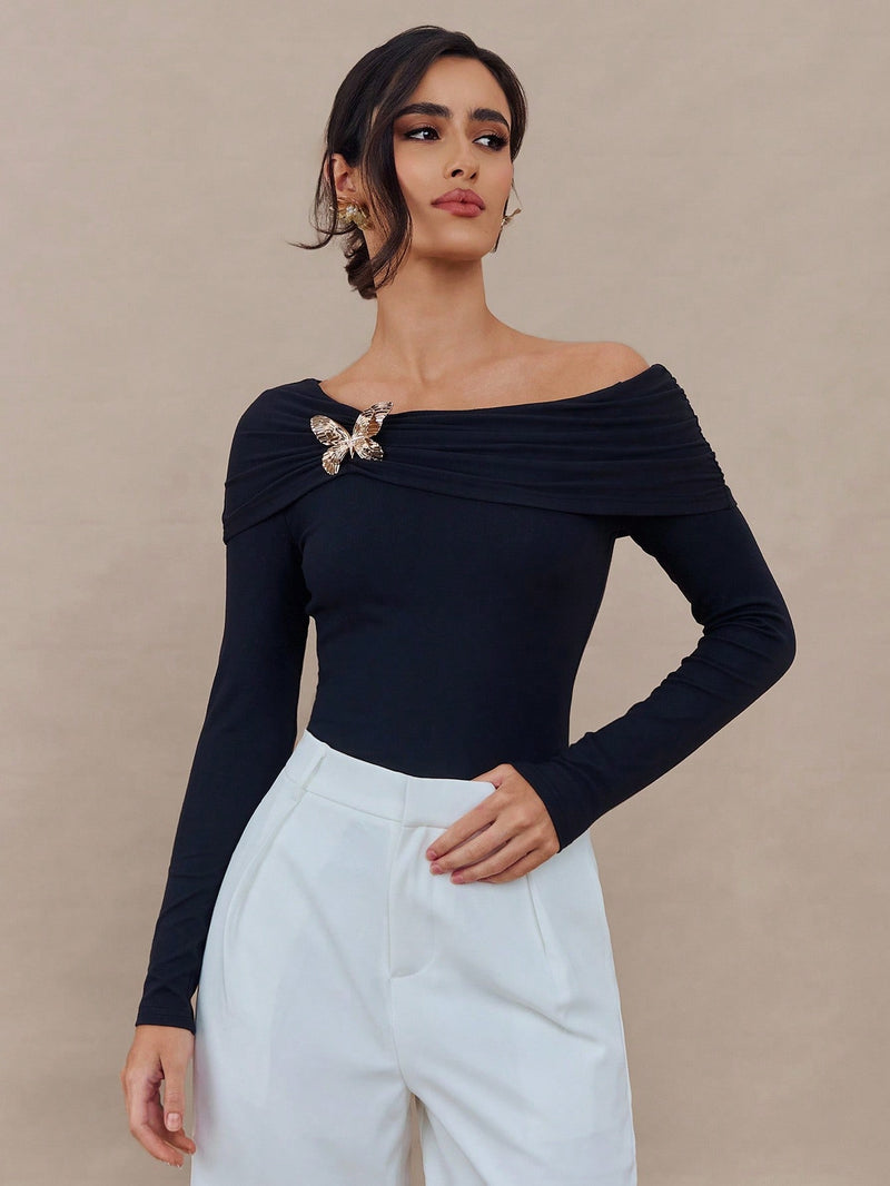 Gracefully Styled Top for Any Occasion