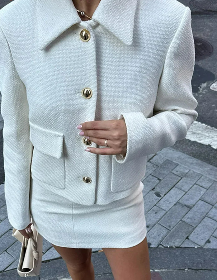 A Vintage Style Jacket with Delicate Timeless Details
