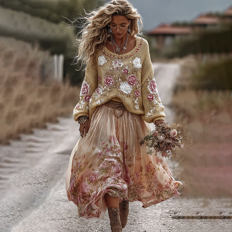 Well Tailored Sweater with a Graceful Silhouette