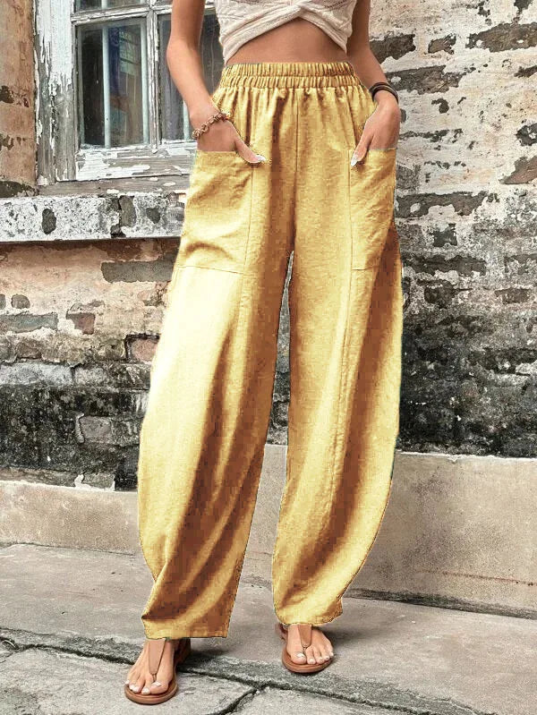 A Vintage Style Pants with Delicate Timeless Details