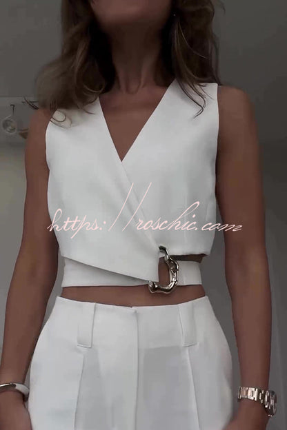 A Vintage Style Pants with Delicate Timeless Details