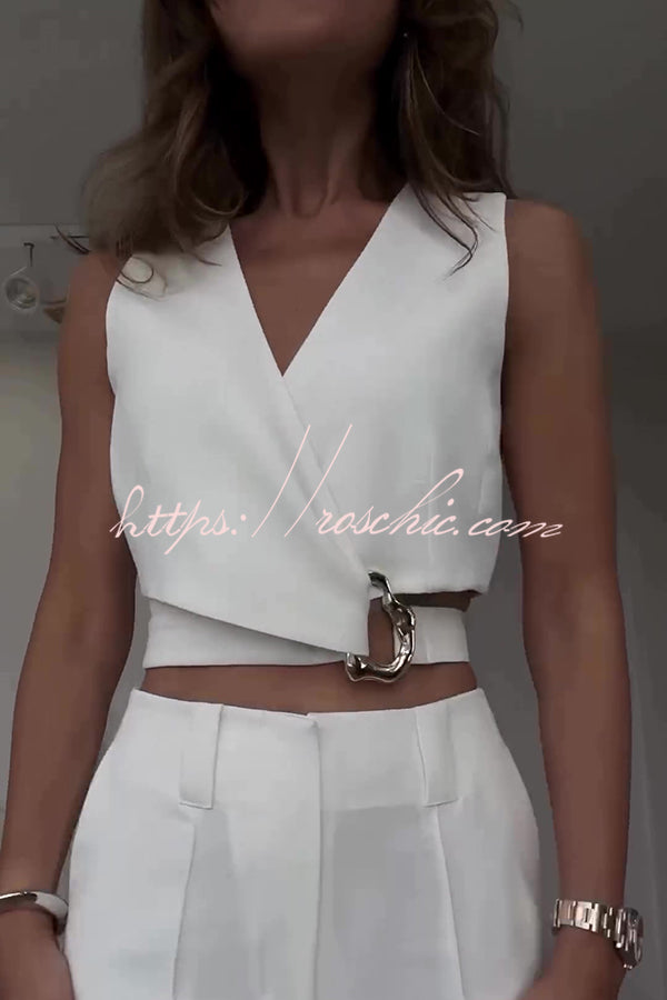 A Vintage Style Pants with Delicate Timeless Details