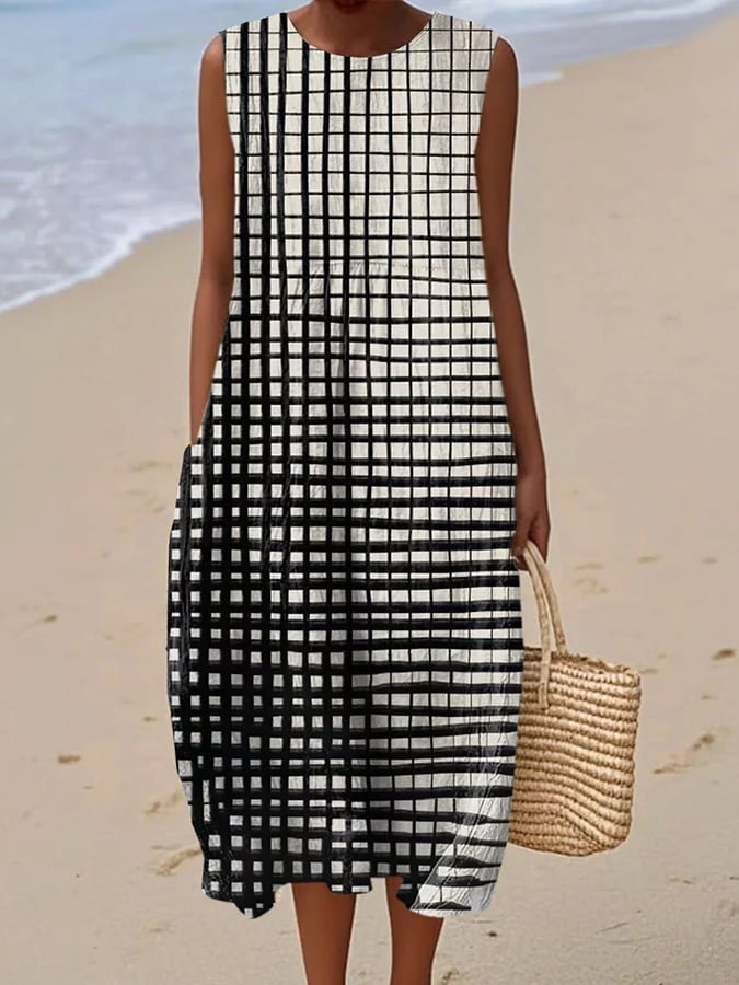 Classic Vintage Dress with a Flattering Fit