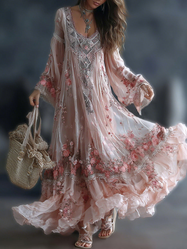 Classic Vintage Dress with a Flattering Fit
