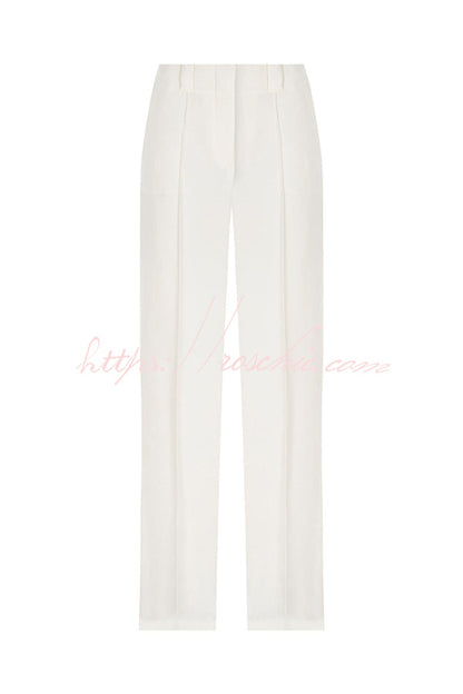 A Vintage Style Pants with Delicate Timeless Details