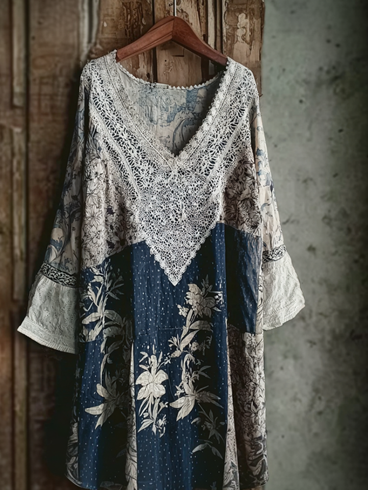 A Vintage Style Dress with Delicate Timeless Details