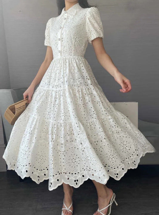 A Vintage Style Dress with Delicate Timeless Details