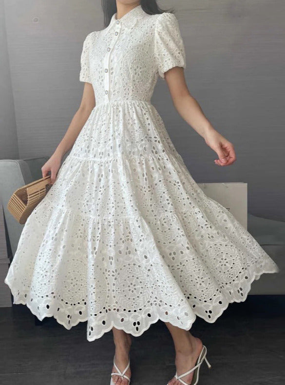 A Vintage Style Dress with Delicate Timeless Details
