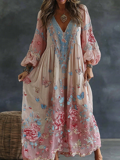 A Vintage Style Dress with Delicate Timeless Details