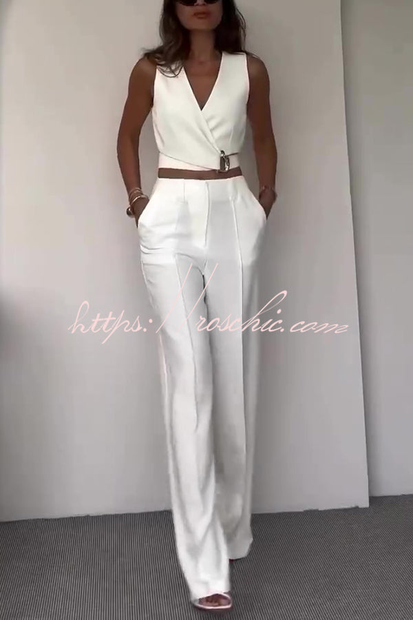 A Vintage Style Pants with Delicate Timeless Details