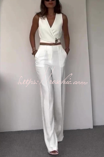 A Vintage Style Pants with Delicate Timeless Details