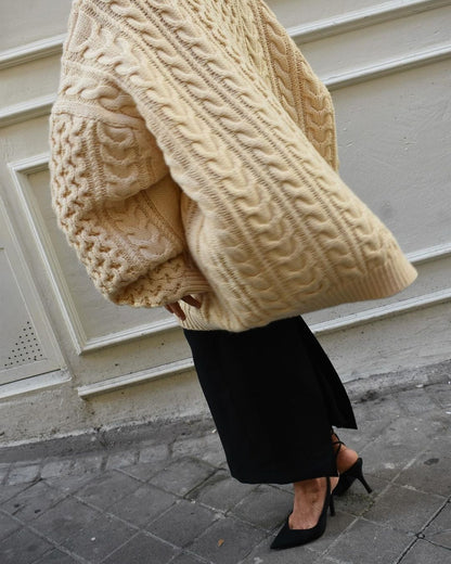 Vintage Inspired Sweater with a Contemporary Edge