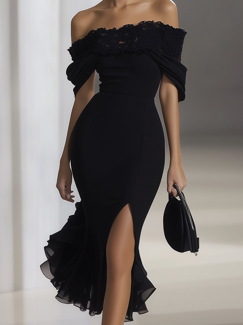 Well Tailored Dress with a Graceful Silhouette