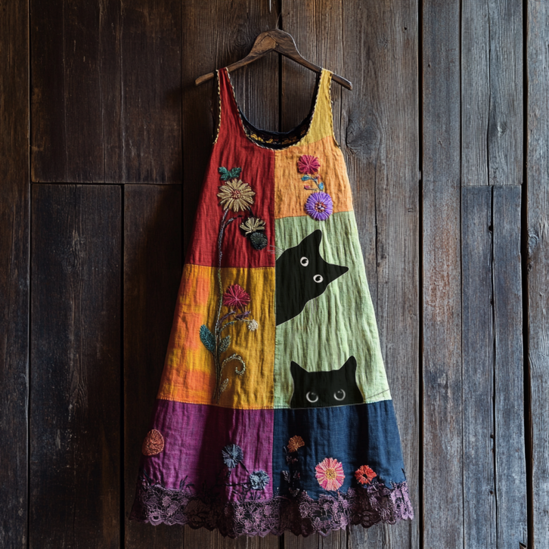 A Vintage Style Dress with Delicate Timeless Details
