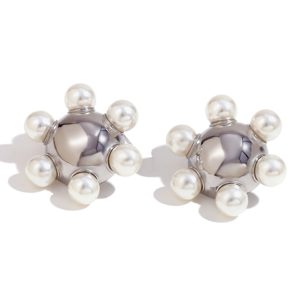 Pearl Glossy Round Wheel Steel