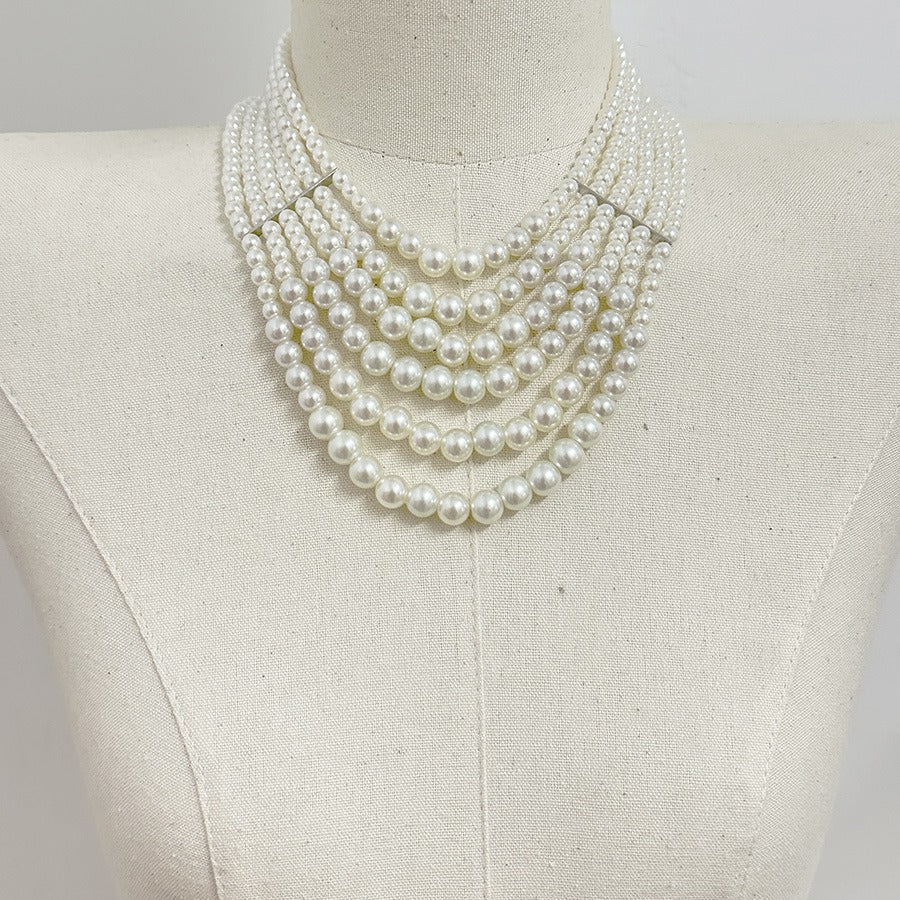 Vintage Handmade Pearl Necklace