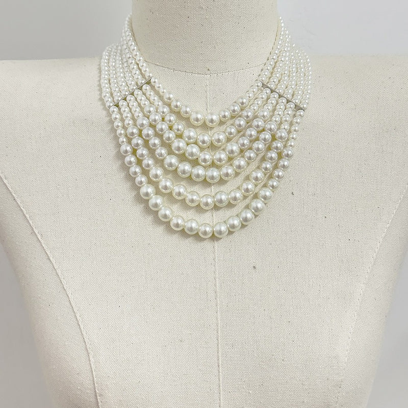 Vintage Handmade Pearl Necklace