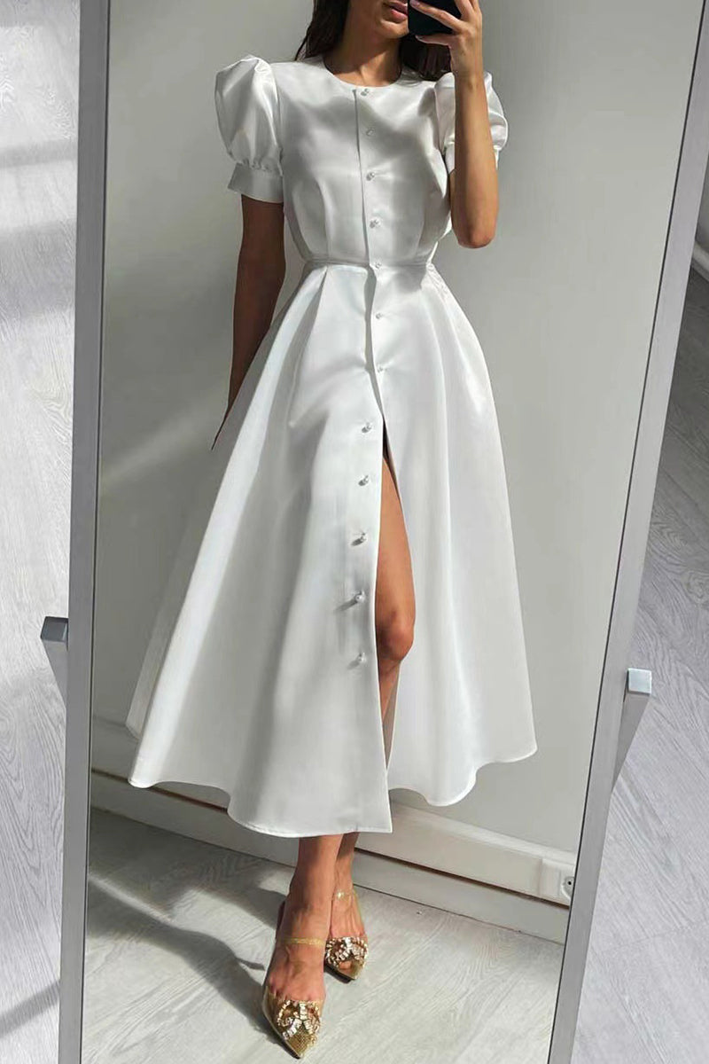 A Vintage Style Dress with Delicate Timeless Details