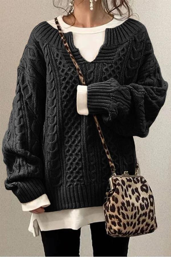 A Vintage Style Sweater with Delicate Timeless Details