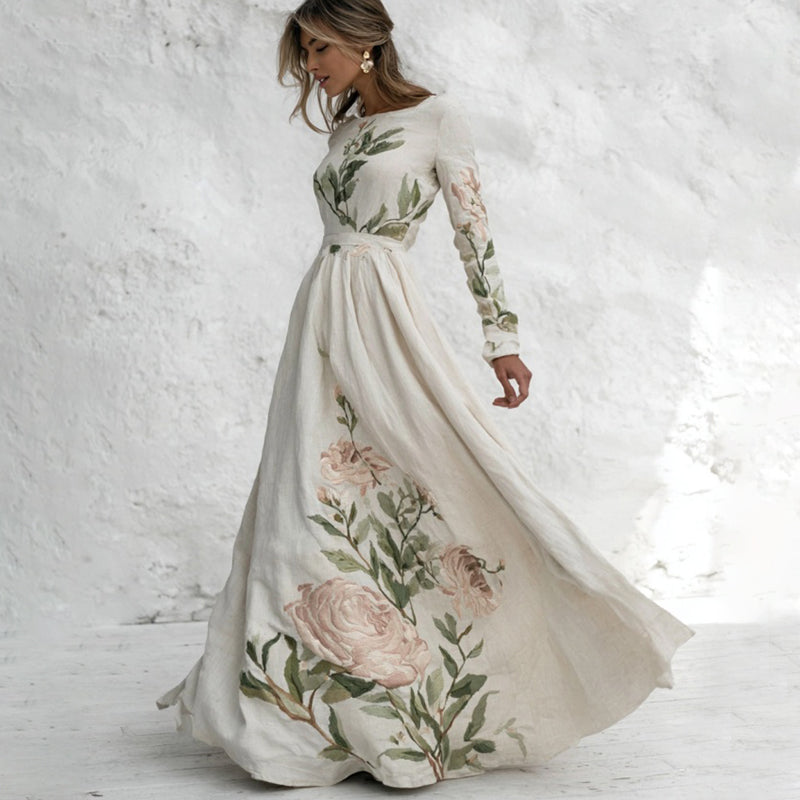 A Vintage Style Dress with Delicate Timeless Details