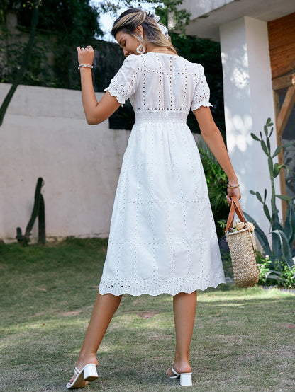 A Vintage Style Dress with Delicate Timeless Details