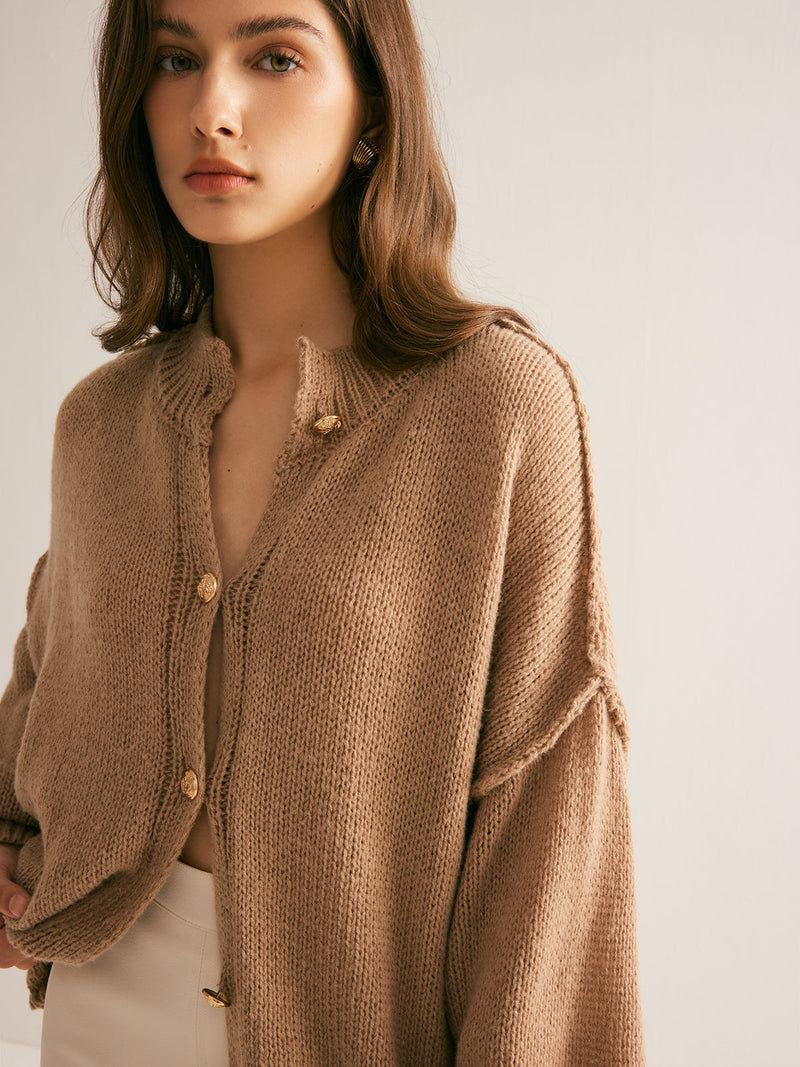 Classic Vintage Cardigan with a Flattering Fit