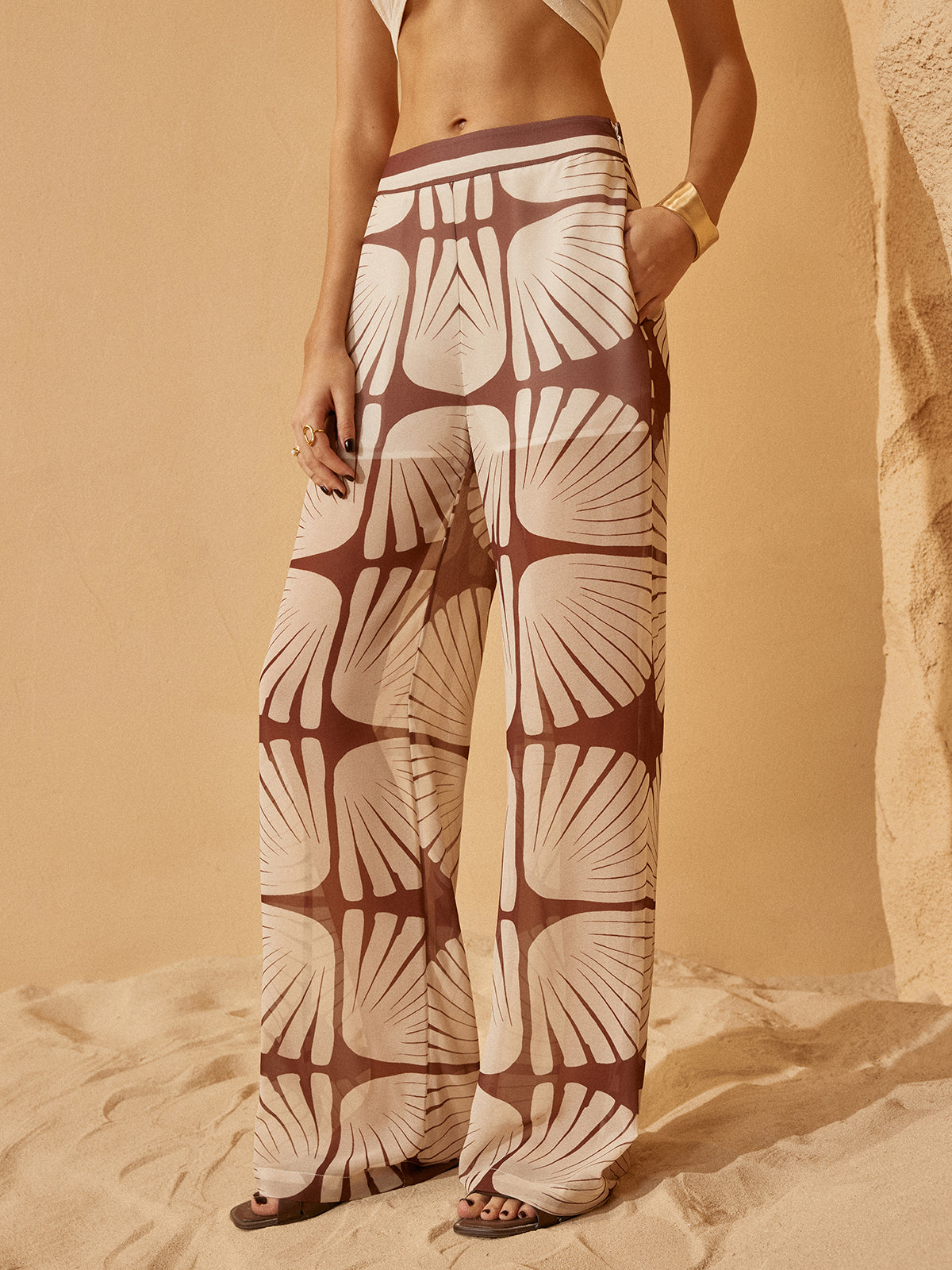 A Vintage Style Pants with Delicate Timeless Details