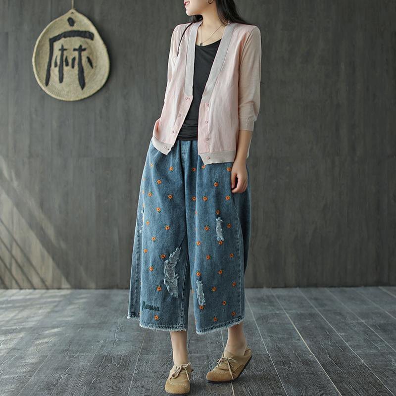 A Vintage Style Pants with Delicate Timeless Details