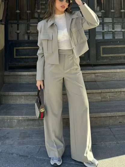 A Vintage Style Trousers with Delicate Timeless Details