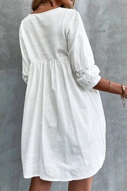 A Vintage Style Dress with Delicate Timeless Details