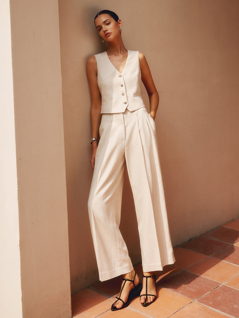 A Vintage Style Pants with Delicate Timeless Details