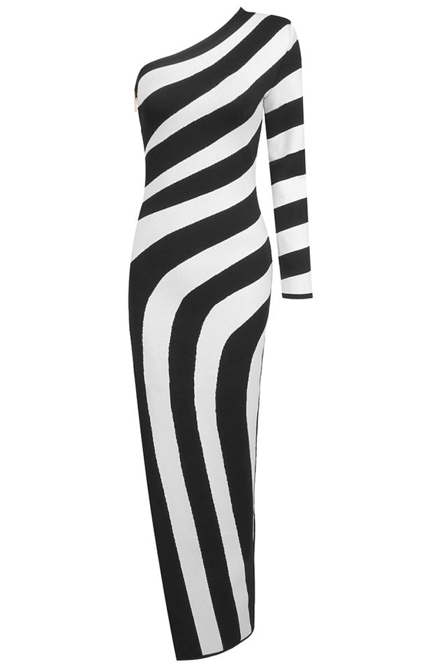 Black White