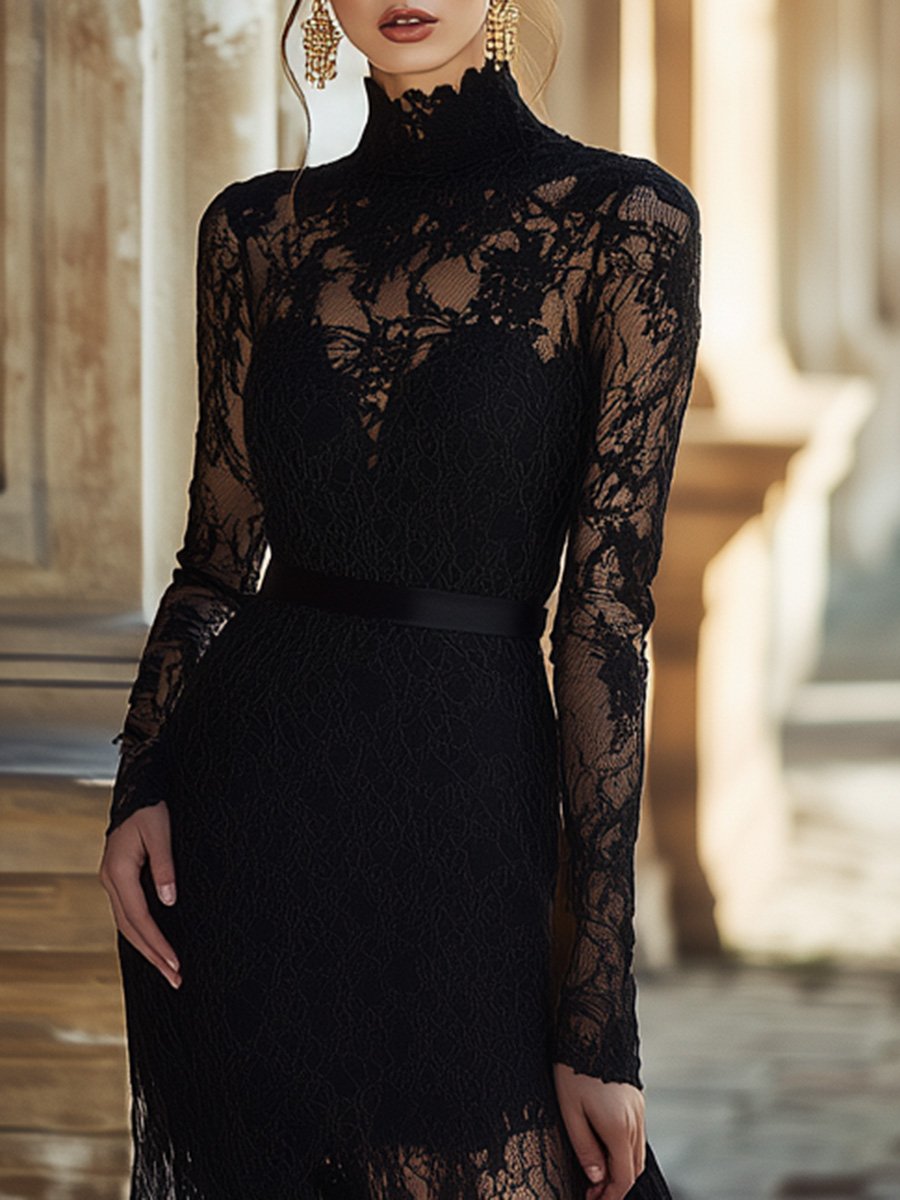 A Vintage Style Dress with Delicate Timeless Details