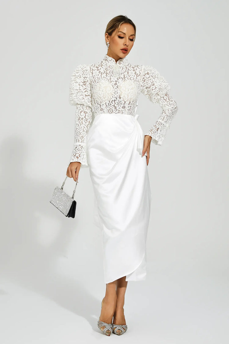 A Vintage Style Dress with Delicate Timeless Details