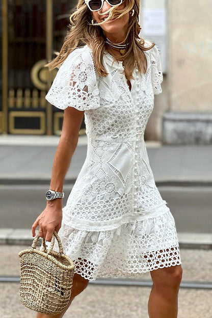 A Vintage Style Dress with Delicate Timeless Details