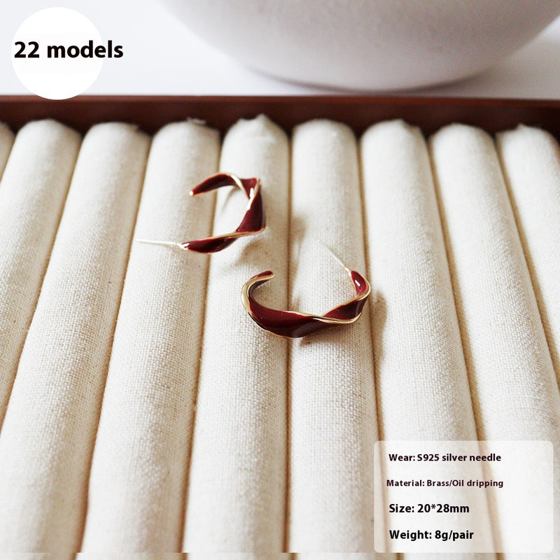 Delicate Artisan Silver Earring