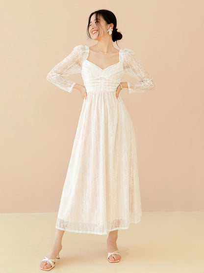 A Vintage Style Dress with Delicate Timeless Details
