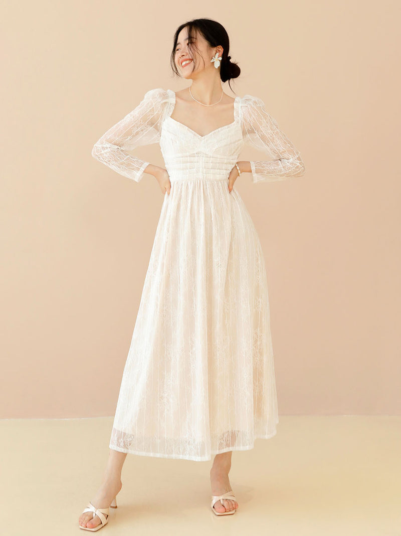 A Vintage Style Dress with Delicate Timeless Details