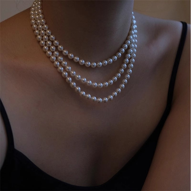 Delicate Artisan Pearl Necklace