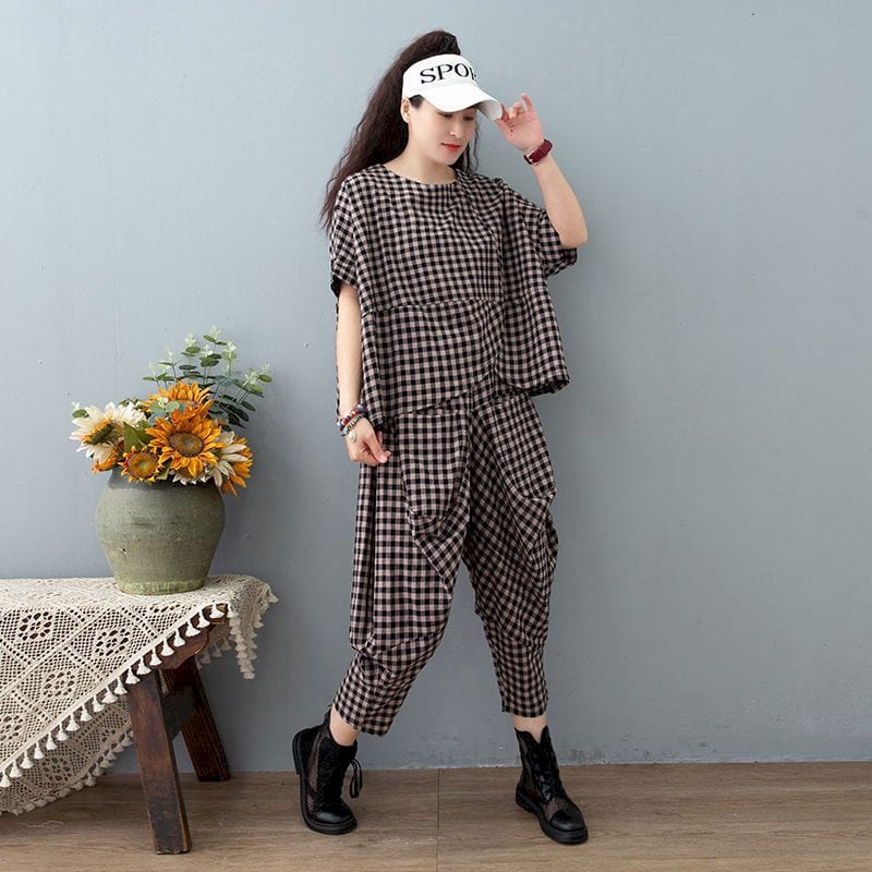 Black plaid