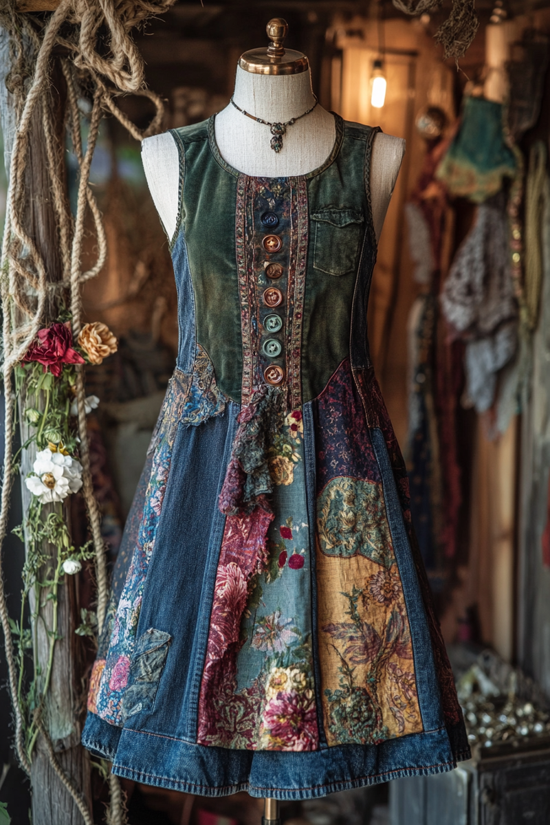 A Vintage Style Dress with Delicate Timeless Details