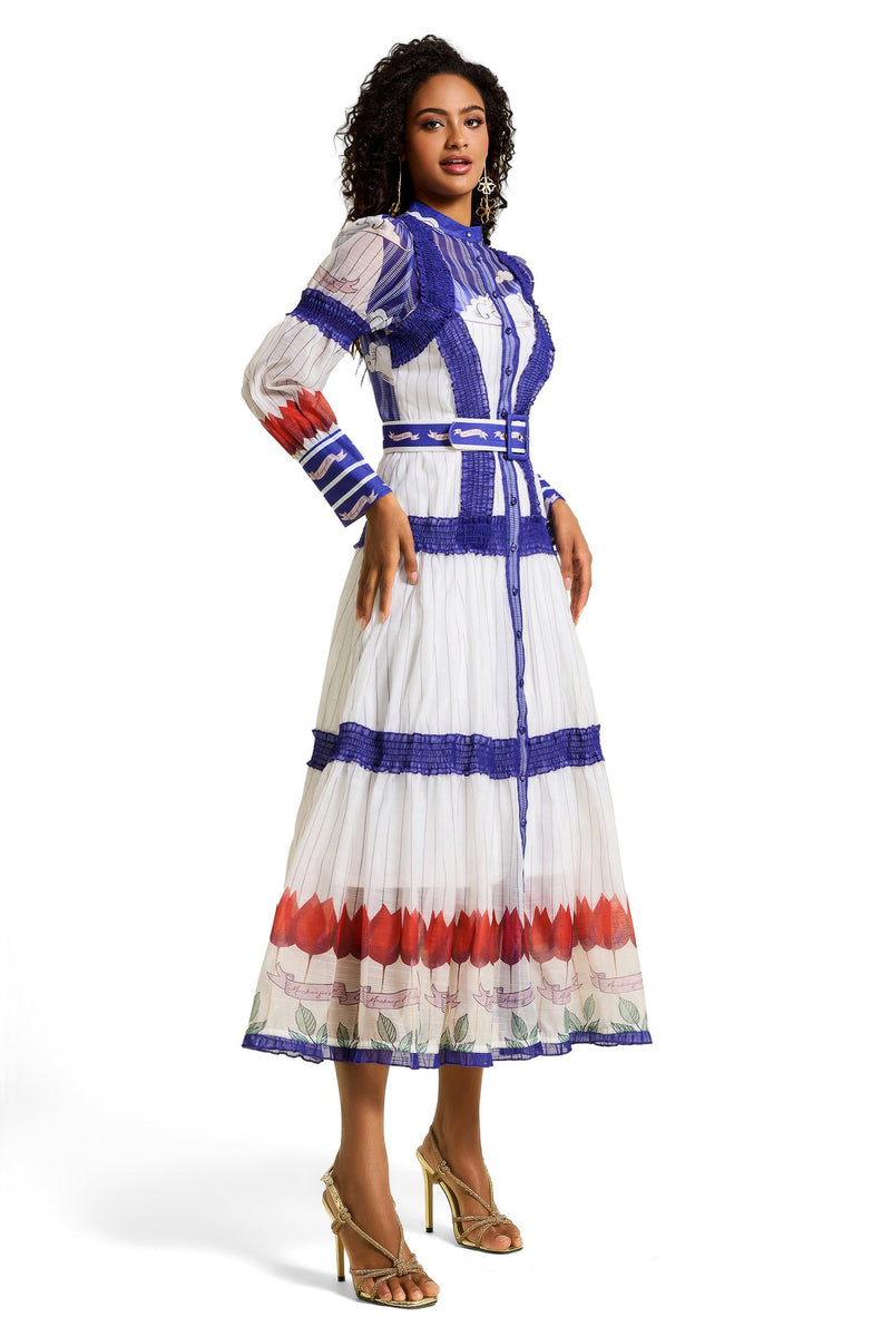 Classic Vintage Dress with a Flattering Fit
